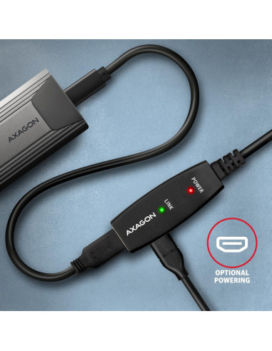 CABLE USB3.2 A-M/A-F ACTIVE/5M ADR-305 AXAGON