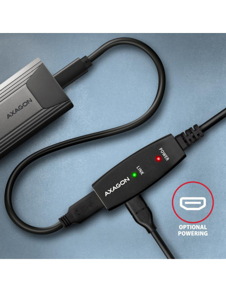 CABLE USB3.2 A-M/A-F ACTIVE/5M ADR-305 AXAGON