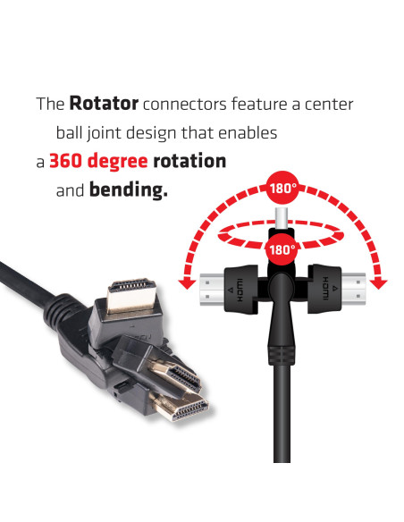 CABLE HDMI TO HDMI 2M/M/M CAC-1360 CLUB3D