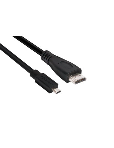 CABLE MICRO HDMI TO HDMI 1M/M/M CAC-1351 CLUB3D