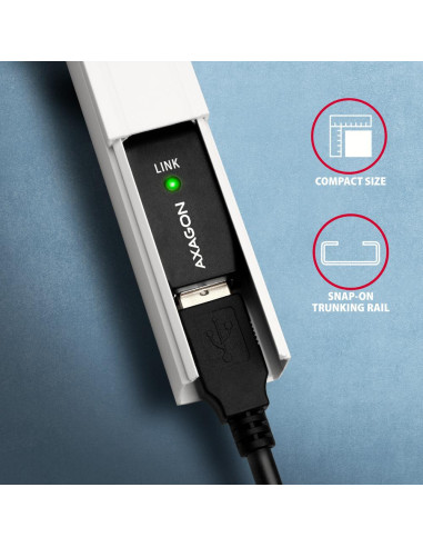 CABLE USB2.0 A-M/A-F ACTIVE/15M ADR-215 AXAGON