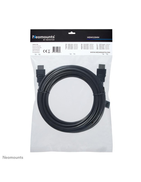 CABLE HDMI-HDMI 5M V1.3/HDMI15MM NEOMOUNTS
