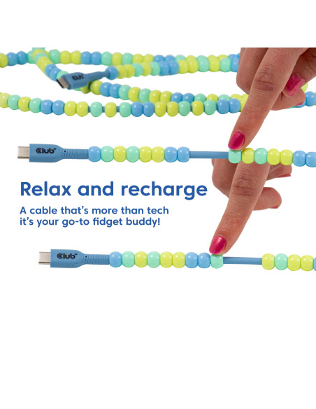 CABLE USB-C TO USB-C/BLUE CAC-3011 CLUB3D
