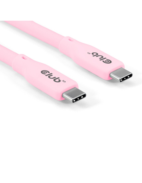 CABLE USB-C TO USB-C 2M/M/M PINK CAC-3002 CLUB3D