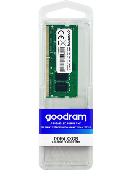 NB MEMORY 16GB PC25600 DDR4/SO GR3200S464L22/16G GOODRAM