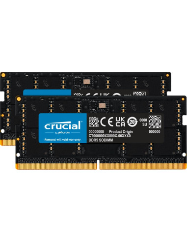 NB MEMORY 64GB DDR5-5600 SO/KIT2 CT2K32G56C46S5 CRUCIAL