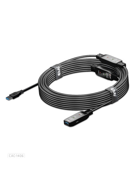 CABLE USB3.2 REPEATER 15M/M/F CAC-1406 CLUB3D