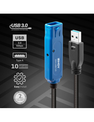 CABLE USB3 EXTENSION 8M/43158 LINDY