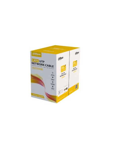 CABLE CAT6 UTP 305M BLACK/PFM920-6UN DAHUA