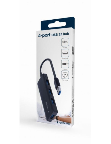 I/O HUB USB3.1 4PORT/UHB-U3P4-03 GEMBIRD