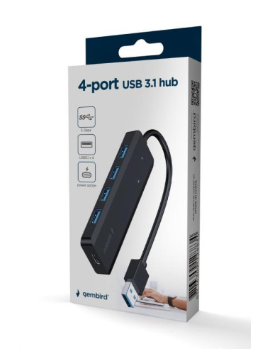 I/O HUB USB3.1 4PORT/UHB-U3P4P-02 GEMBIRD