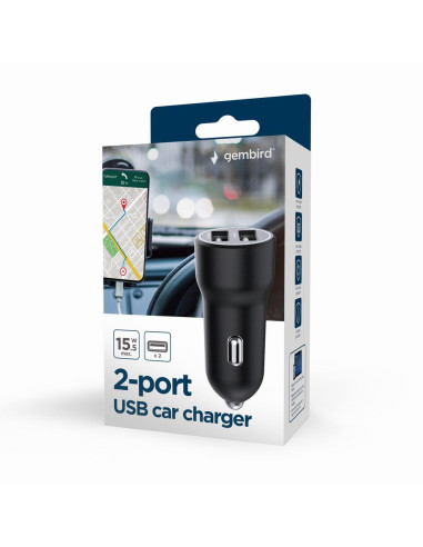 MOBILE CHARGER CAR USB 2PORT/TA-UC-2A15-CAR-01 GEMBIRD