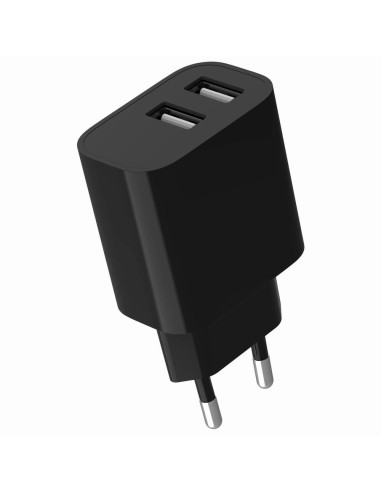 CHARGER USB UNIVERSAL BLACK/2P TA-UC-2A12-01-BK GEMBIRD