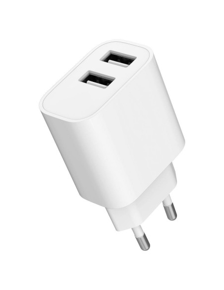 CHARGER USB UNIVERSAL WHITE/2P TA-UC-2A12-01 GEMBIRD