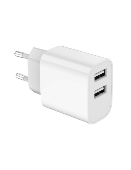 CHARGER USB UNIVERSAL WHITE/2P TA-UC-2A12-01 GEMBIRD