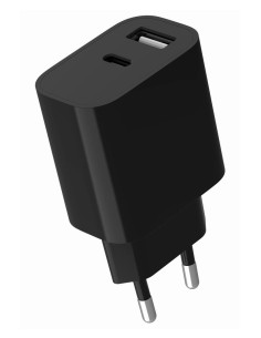 CHARGER USB UNIVERSAL BLACK/2P TA-UC-2AC12-01-BK GEMBIRD