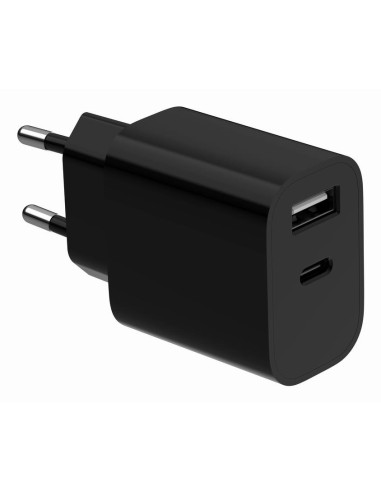 CHARGER USB UNIVERSAL BLACK/2P TA-UC-2AC12-01-BK GEMBIRD