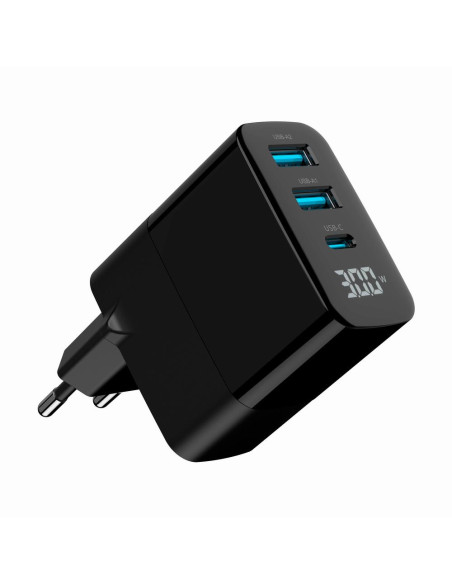 CHARGER USB 30W 3PORT/TA-UC-PDQC30LCD-BK-02 GEMBIRD