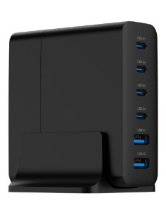 CHARGER USB UNIVERSAL 6P 75W/TA-UC-2A4C-PD75-01-BK GEMBIRD