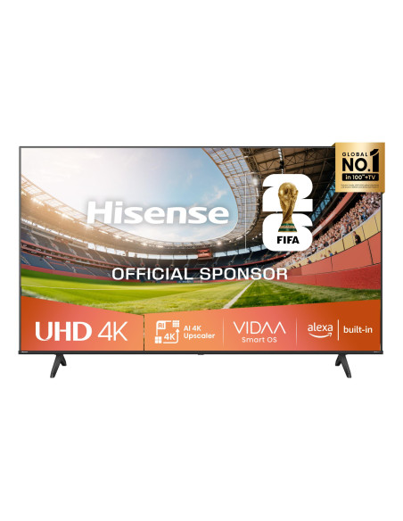 TV Set, HISENSE, 58 ", 4K Ultra HD, 3840 x 2160 pixels, Flat, 16:9, LED, 58A6Q