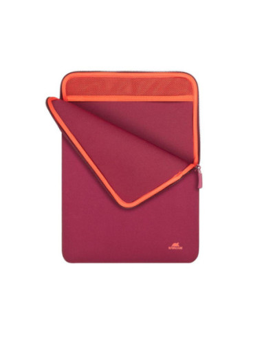 NB SLEEVE ANTISHOCK 14"/5223 BURGUNDY RIVACASE