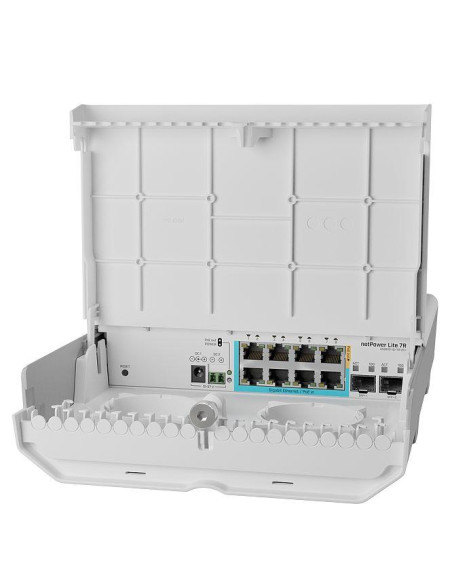 Switch, MIKROTIK, netPower Lite 7R, 8xRJ-45 ports, RJ-45 Ports Type Gigabit Ethernet (10/100/1000), 2xSFP+ module slots quantit