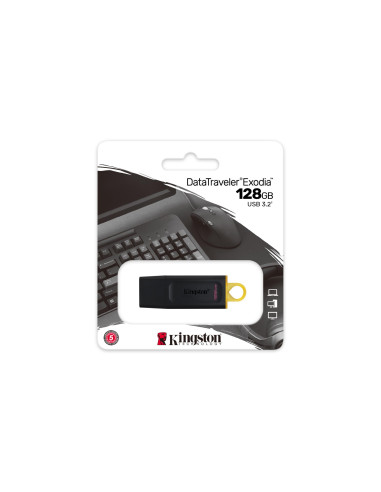 MEMORY DRIVE FLASH USB3.2/128GB DTX/128GB KINGSTON