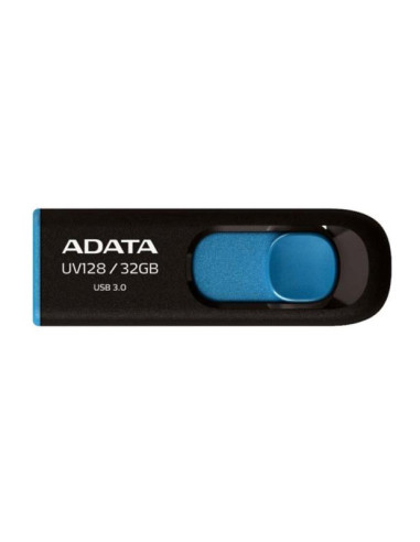 MEMORY DRIVE FLASH USB3 128GB/BLACK AUV128-128G-RBE ADATA