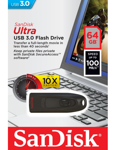 MEMORY DRIVE FLASH USB3 64GB/SDCZ48-064G-U46 SANDISK