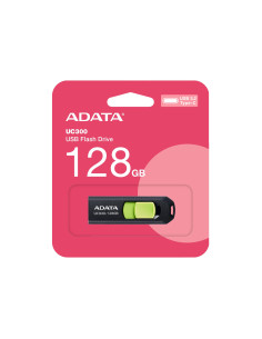 MEMORY DRIVE FLASH USB-C 128GB/ACHO-UC300-128G-RBK/GN ADATA