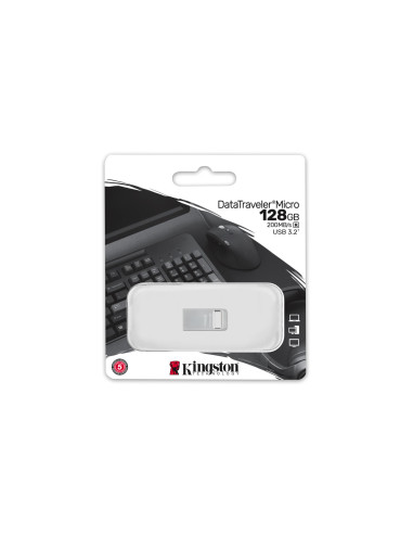 MEMORY DRIVE FLASH USB3.2 128G/MICRO DTMC3G2/128GB KINGSTON