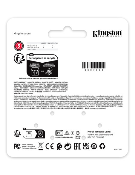 MEMORY DRIVE FLASH USB3.2 256G/SE9 G3 KE-U2X256-1AC KINGSTON