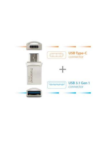 MEMORY DRIVE FLASH USB3.1/256GB TS256GJF890S TRANSCEND