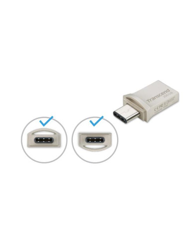 MEMORY DRIVE FLASH USB3.1/256GB TS256GJF890S TRANSCEND