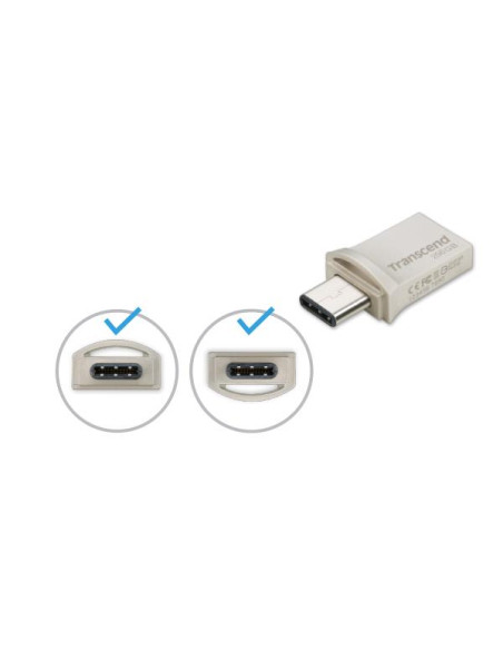 MEMORY DRIVE FLASH USB3.1/256GB TS256GJF890S TRANSCEND