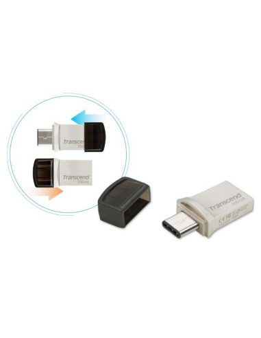 MEMORY DRIVE FLASH USB3.1/256GB TS256GJF890S TRANSCEND