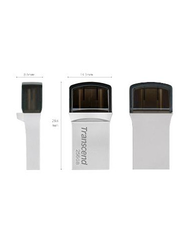 MEMORY DRIVE FLASH USB3.1/256GB TS256GJF890S TRANSCEND