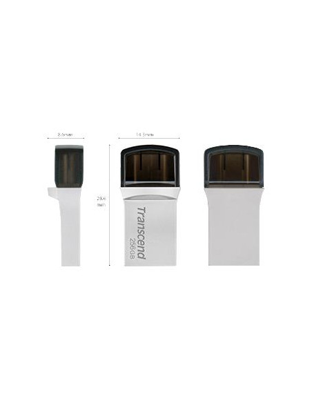 MEMORY DRIVE FLASH USB3.1/256GB TS256GJF890S TRANSCEND