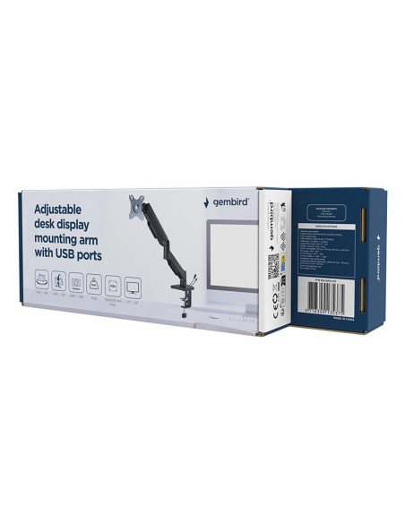 DISPLAY ACC MOUNTING ARM/17-32" MA-DA1U-01 GEMBIRD