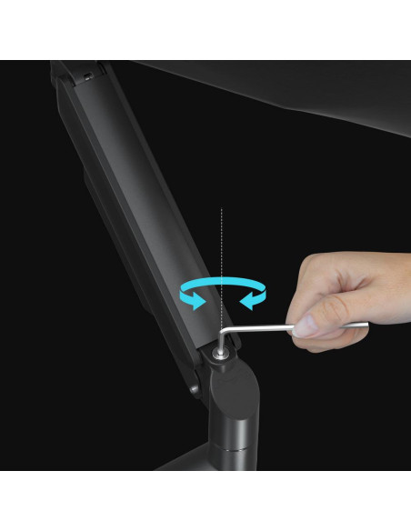 DISPLAY ACC MOUNTING ARM/17-32" BLACK MA-DA1-04 GEMBIRD