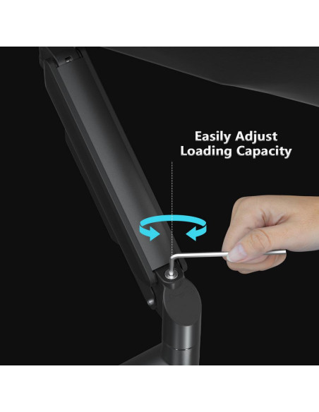 DISPLAY ACC MOUNTING ARM/17-32" BLACK MA-DA1-04 GEMBIRD