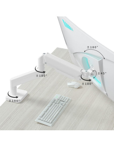 DISPLAY ACC MOUNTING ARM/17-32" WH MA-DA1-04-W GEMBIRD