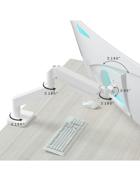 DISPLAY ACC MOUNTING ARM/17-32" WH MA-DA1-04-W GEMBIRD