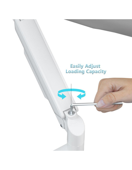 DISPLAY ACC MOUNTING ARM/17-32" WH MA-DA1-04-W GEMBIRD