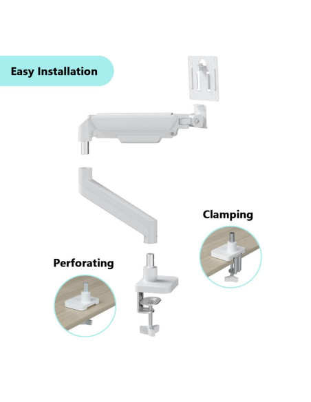 DISPLAY ACC MOUNTING ARM/17-32" WH MA-DA1-04-W GEMBIRD