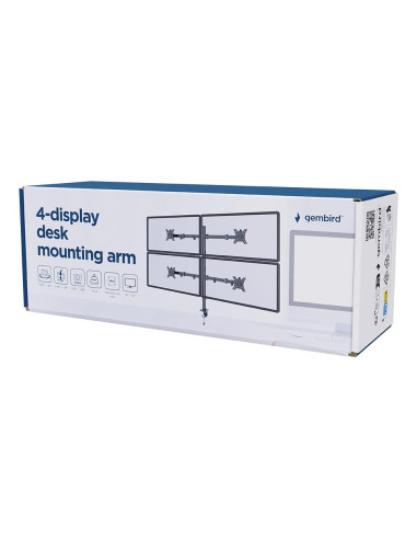 DISPLAY ACC 4 MOUNTING ARM/13-32" MA-D4-01 GEMBIRD