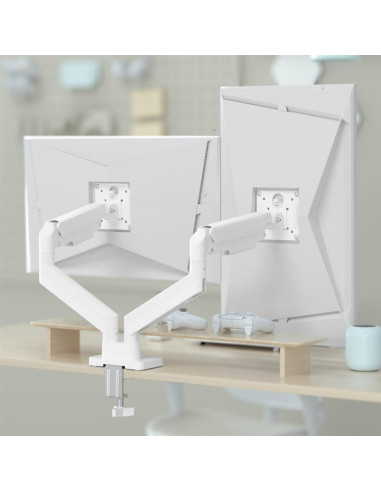 DISPLAY ACC MOUNTING ARM/DBL 17-32" MA-DA2-06-W GEMBIRD
