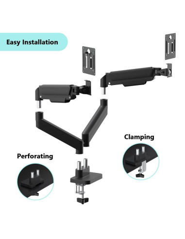 DISPLAY ACC MOUNTING ARM/DOUBL.17-32" MA-DA2-06 GEMBIRD