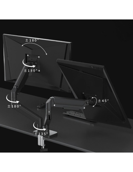 DISPLAY ACC MOUNTING ARM/DOUBL.17-32" MA-DA2-06 GEMBIRD