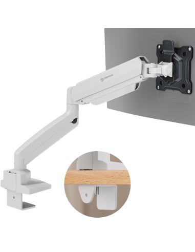MONITOR ACC DESK MOUNT/13-32" BLK/WHT G80-BW ONKRON